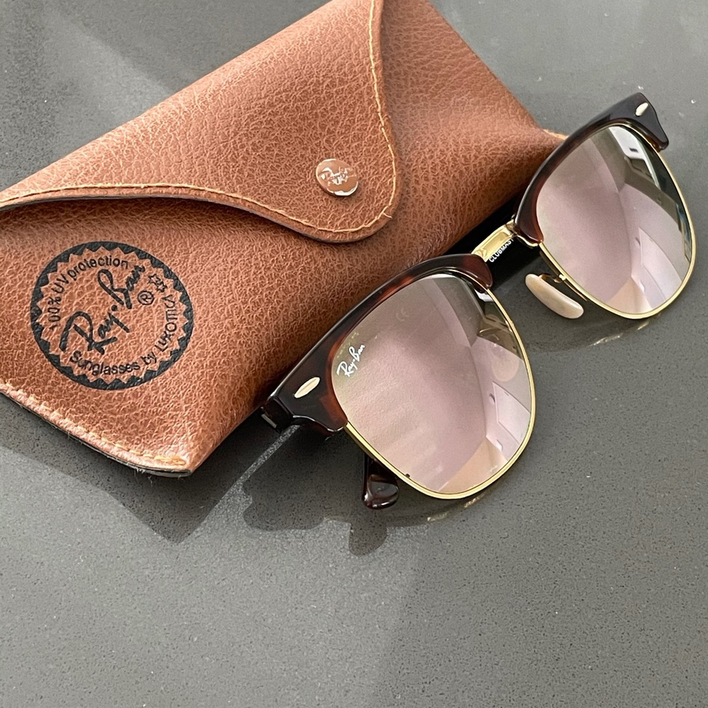 Ray-Ban Clubmaster Rose Gold